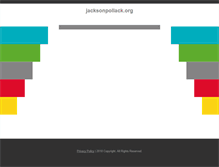 Tablet Screenshot of jacksonpollack.org